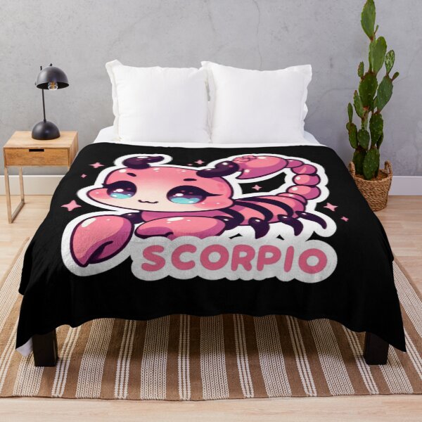 Item preview, Kawaii Cute The Scorpion Cartoon Scorpio Zodiac designed and sold by FaydeFlora.