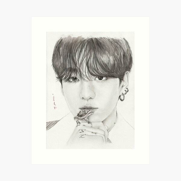 Item preview, MONOCHROME JUNGKOOK designed and sold by emopod.
