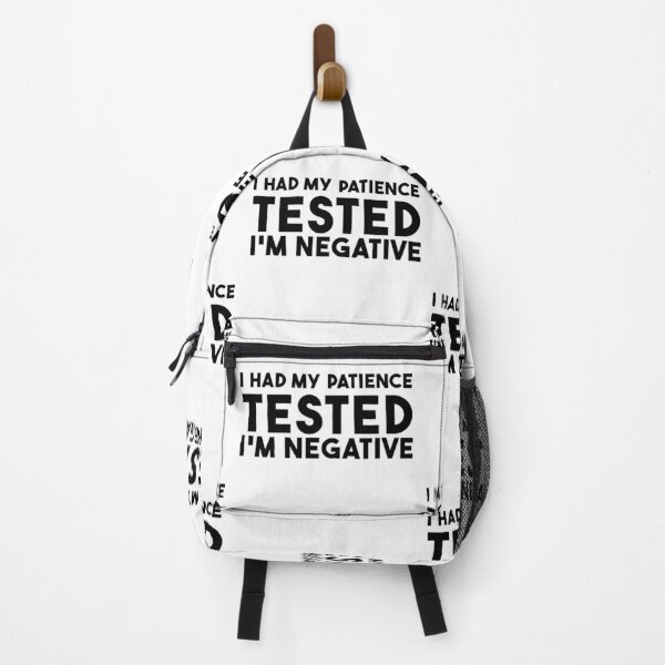 Item preview, I Had my Patience Tested | Funny quotes designed and sold by Luckyart5.