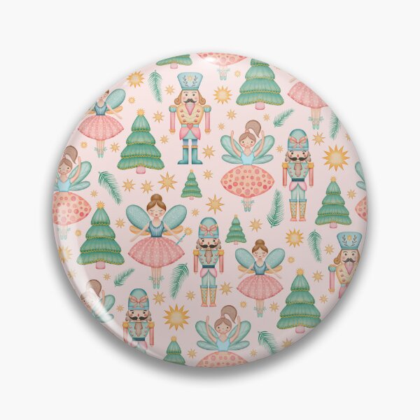 Item preview, Nutcracker Ballet and Fairies on Soft Pink designed and sold by Elisabeth Coelfen.