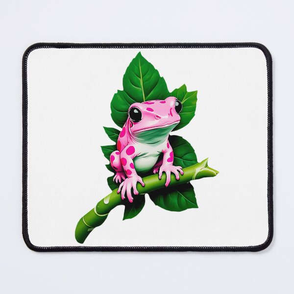 Item preview, Pink Spotted Frog On Green Leaf designed and sold by Bunmigraphics .