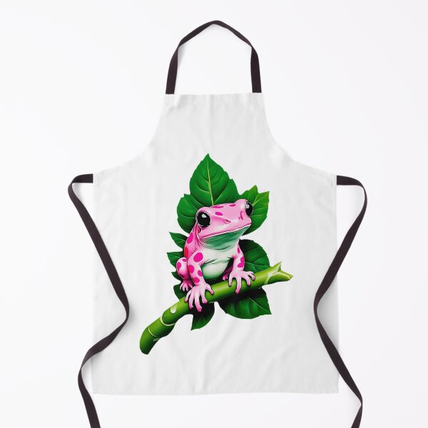 Item preview, Pink Spotted Frog On Green Leaf designed and sold by Bunmigraphics .