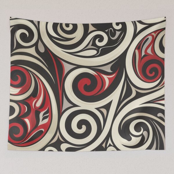 Artikelvorschau, Neuseeland Māori Paua Muster Koru Design 79 entworfen und verkauft von GrinGalore.