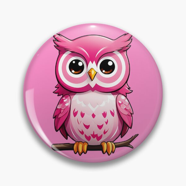 Item preview, Pink Owl Bird designed and sold by Bunmigraphics .