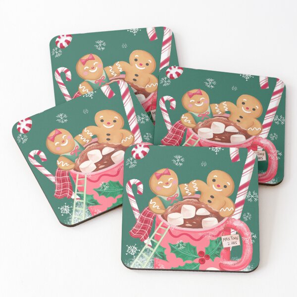 Item preview, Gingerbread men and Cocoa  designed and sold by artsydenise.