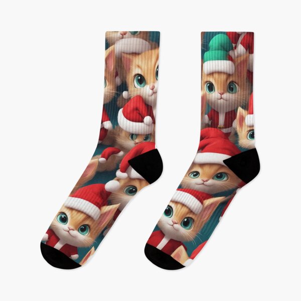 Item preview, Santa's cats designed and sold by Ambroa Stuff.