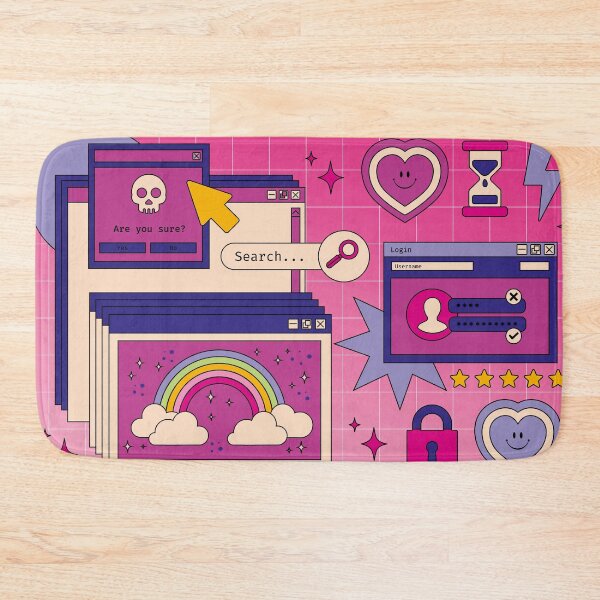 Item preview, retro computer desktop 90s pink designed and sold by Mauswohn.