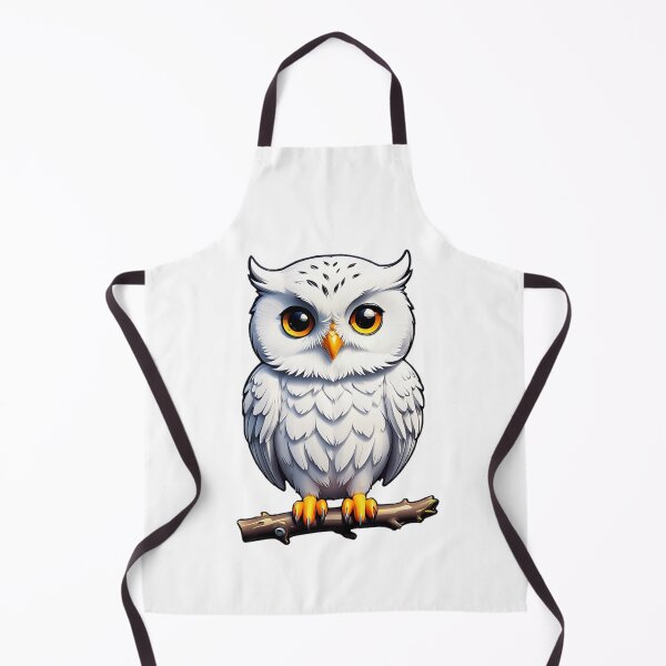 Item preview, Cute White Owl designed and sold by Bunmigraphics .