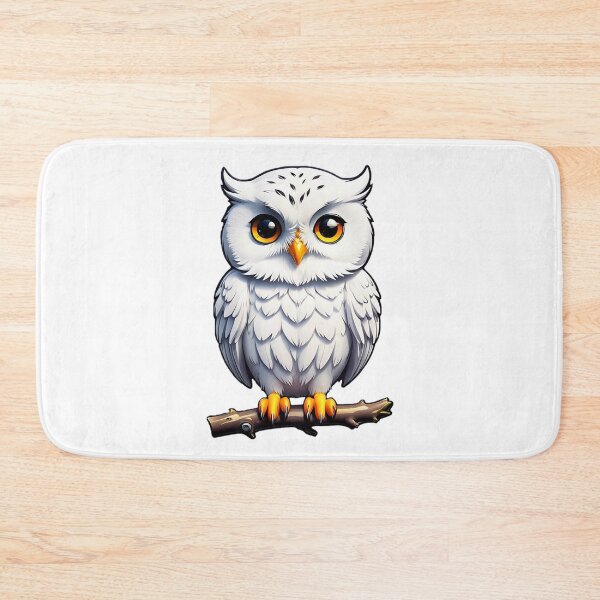 Item preview, Cute White Owl designed and sold by Bunmigraphics .