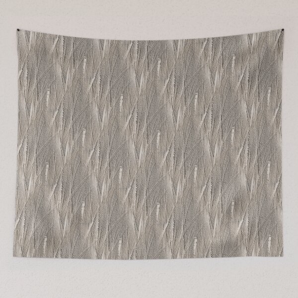 Item preview, Long Foliage Embossed Grass Pattern in Beige designed and sold by Artistestella.