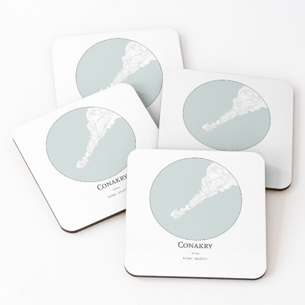 Item preview, Topography of Conakry designed and sold by JohnnysHeath.