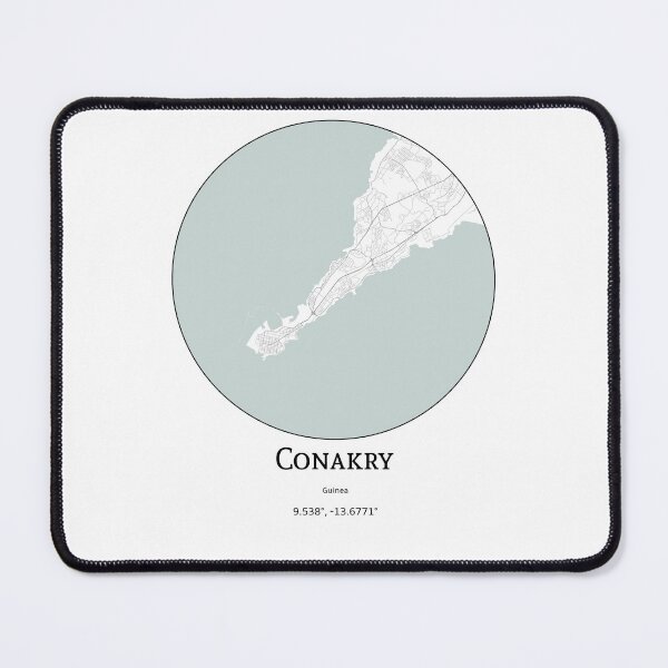 Item preview, Topography of Conakry designed and sold by JohnnysHeath.