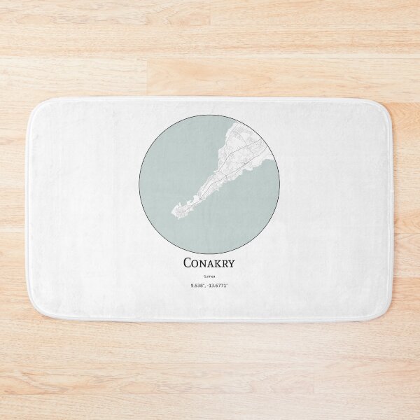 Item preview, Topography of Conakry designed and sold by JohnnysHeath.