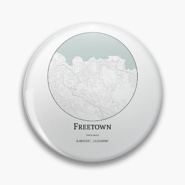 Item preview, Topography of Freetown designed and sold by JohnnysHeath.