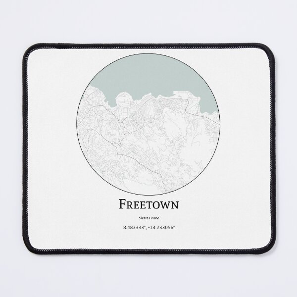 Item preview, Topography of Freetown designed and sold by JohnnysHeath.