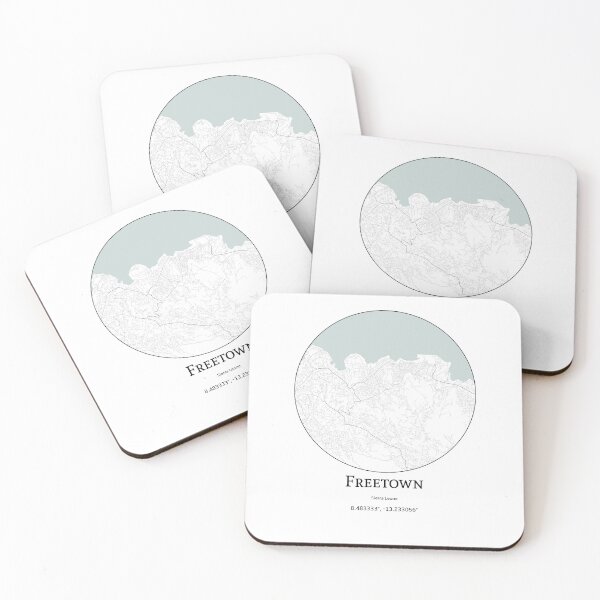 Item preview, Topography of Freetown designed and sold by JohnnysHeath.