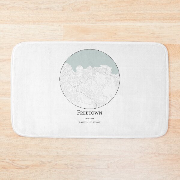 Item preview, Topography of Freetown designed and sold by JohnnysHeath.