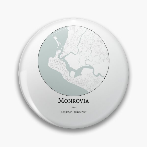 Item preview, Topography of Monrovia designed and sold by JohnnysHeath.