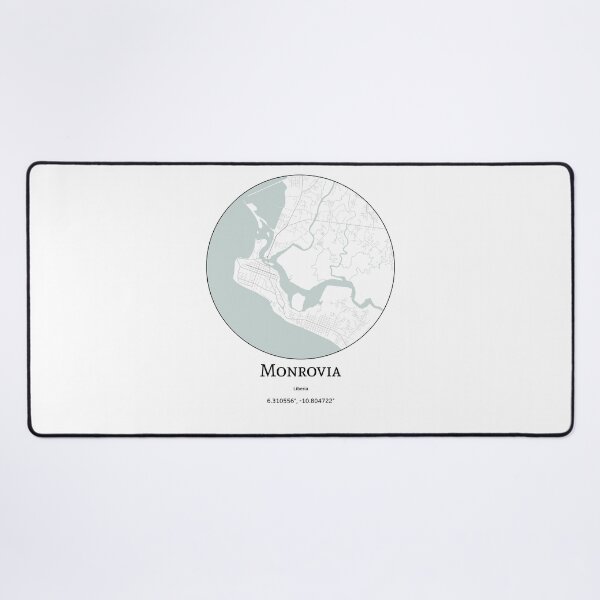 Item preview, Topography of Monrovia designed and sold by JohnnysHeath.