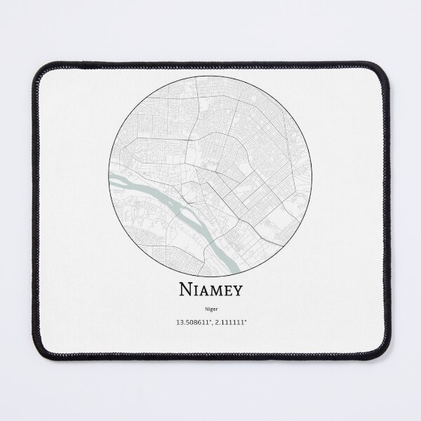Item preview, Topography of Niamey designed and sold by JohnnysHeath.