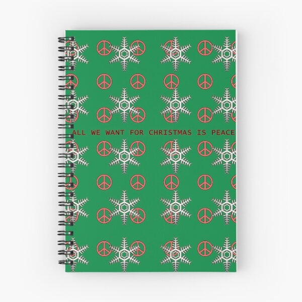 Item preview, ALL WE WANT FOR CHRISTMAS IS PEACE designed and sold by Fuzzdandy Designs.