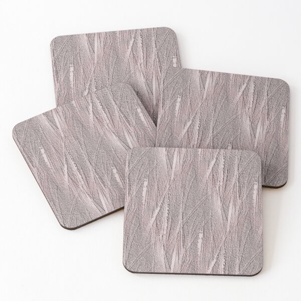Item preview, Long Foliage Embossed Grass Pattern in Pink designed and sold by Artistestella.