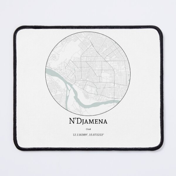 Item preview, Topography of N'Djamena designed and sold by JohnnysHeath.