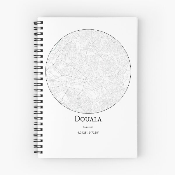 Item preview, Topography of Douala designed and sold by JohnnysHeath.