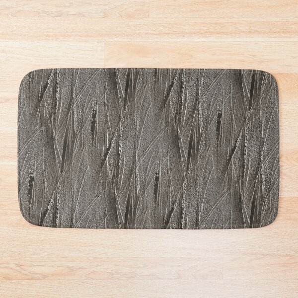 Item preview, Long Foliage Embossed Grass Pattern in Gray designed and sold by Artistestella.
