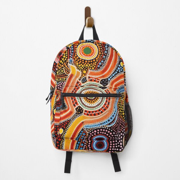 Item preview, Aboriginal Inspired Dot Art - With Lava Streams designed and sold by GrinGalore.