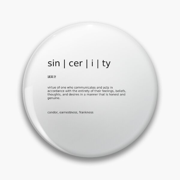 Item preview, sincerity designed and sold by JohnnysHeath.