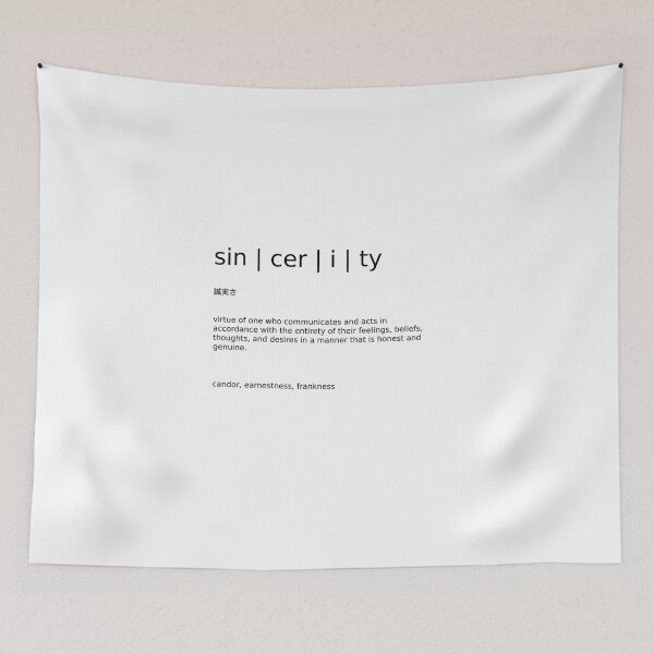 Item preview, sincerity designed and sold by JohnnysHeath.
