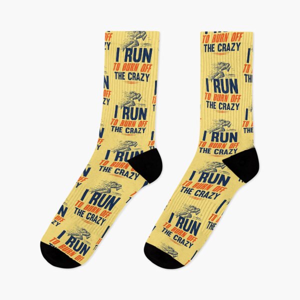 Item preview, I Run To Burn Off The Crazy designed and sold by ChemicalXShop.