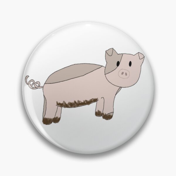 Artikelvorschau, Stehendes Schwein (schmutzig) entworfen und verkauft von Roubyn.