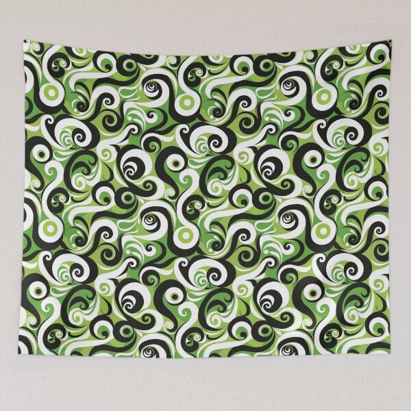 Item preview, New Zealand Māori Paua Pattern Koru Design 85 designed and sold by GrinGalore.