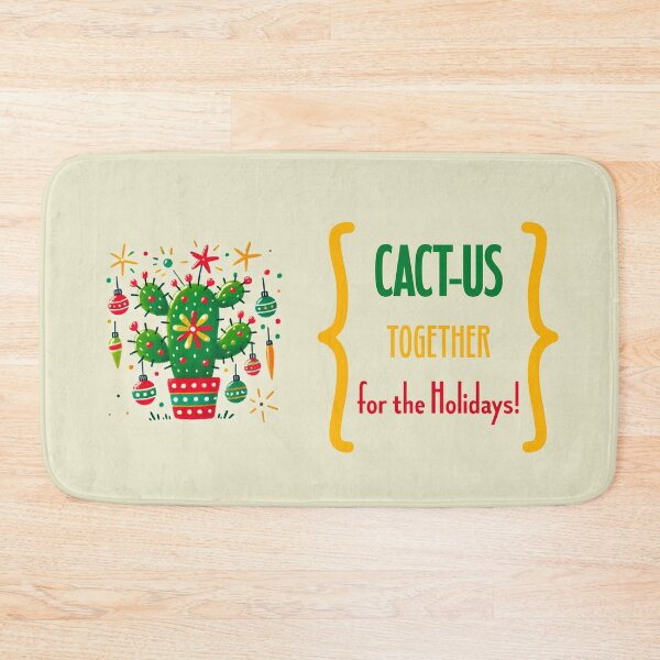 Item preview, Cact-US Together for the Holidays!, Unique designed and sold by villacreativa.