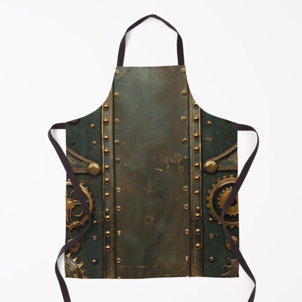 Item preview, Steampunk Cog Dark Green Pattern Grungy designed and sold by GrinGalore.