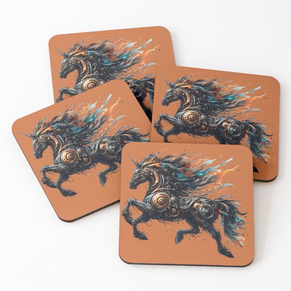 Item preview, Steampunk Unicorn designed and sold by Vibranta Studio.