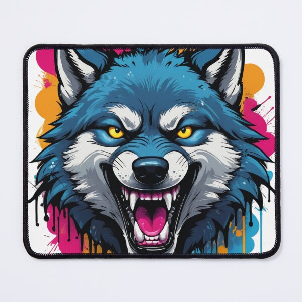 Item preview, Fierce Paint-Splash Wolf designed and sold by RebelPaintBrush.