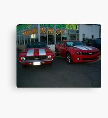 OLD meets NEW Canvas Print