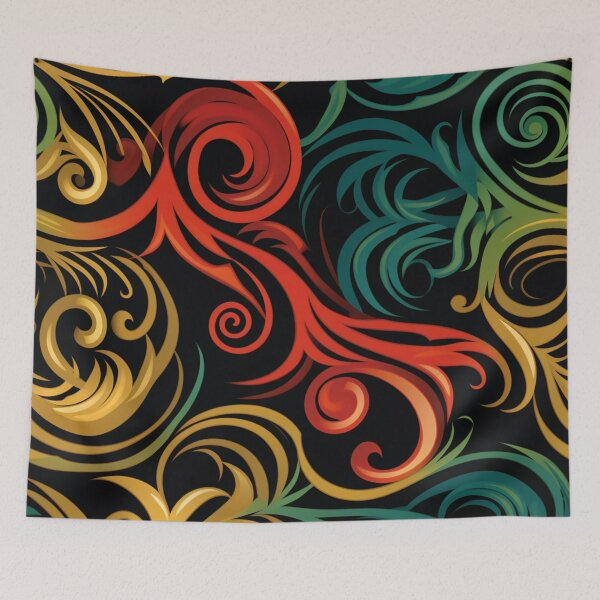 Item preview, New Zealand Māori Paua Pattern Koru Design 86 designed and sold by GrinGalore.