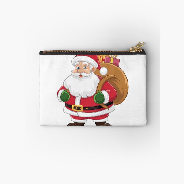 Artikelvorschau, Weihnachtsmann mit Geschenken entworfen und verkauft von CustomTee-Lab.