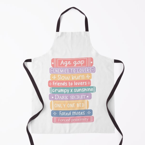 Item preview, Tote bag book lovers, fanfic romance tropes designed and sold by Avecdesfleurs.