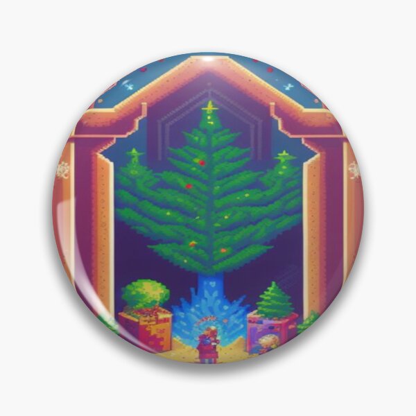 Item preview, Retro Holiday Vibes – Pixel Art Christmas Design designed and sold by SuperVenus.