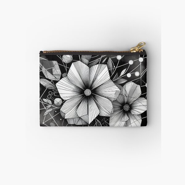 Item preview, Black and White Abstract Floral  designed and sold by GraphicsClub.