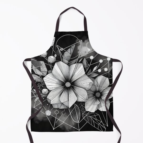 Item preview, Black and White Abstract Floral designed and sold by GraphicsClub.