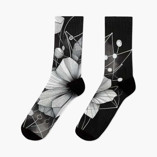 Item preview, Black and White Abstract Floral  designed and sold by GraphicsClub.