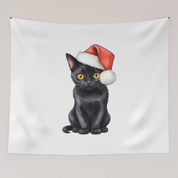 Item preview, Bombay Cat Santa Hat designed and sold by HOMETOWN86.