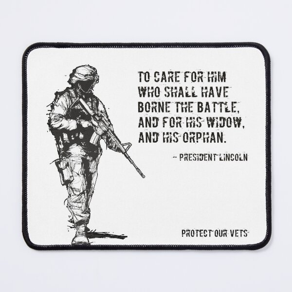 Item preview, Ink Drawn Veteran Promise Abraham Lincoln - Military designed and sold by WarriorPeons.