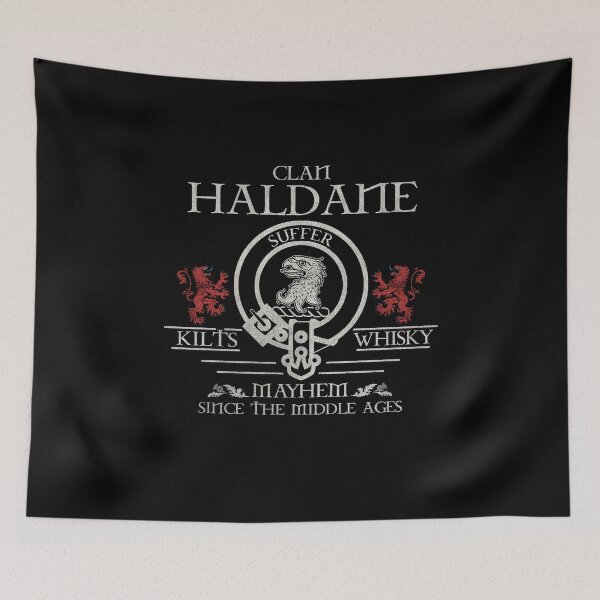 Artikelvorschau, Clan Haldane Tartan Wappen Familientreffen Highland Games entworfen und verkauft von Clan1093.